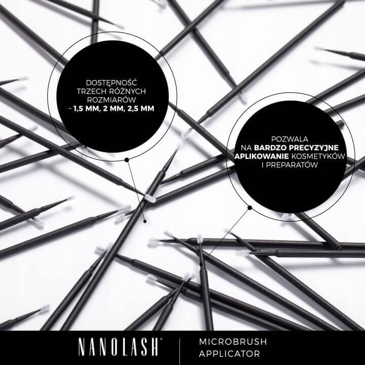 Nanolash microbrush Bezwłókienkowe aplikatory do rzęs 2.5mm 100 szt.jpg