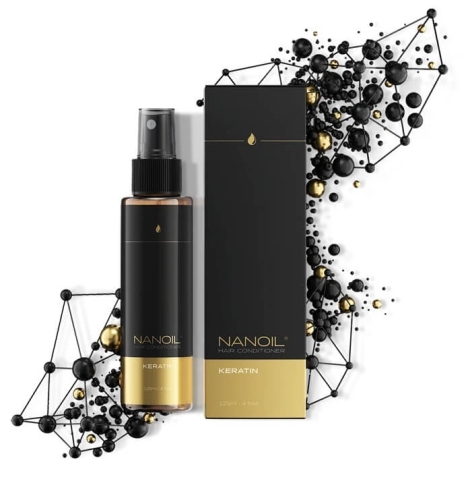 Nanoil keratin Regenerująca odżywka z keratyną bez spłukiwania 125ml