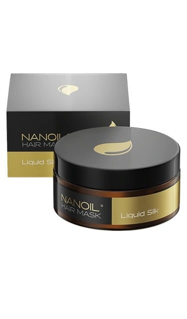 Nanoil liquid silk Maska regenerująco-wygładzająca z jedwabiem do włosów zniszczonych 300ml.jpg