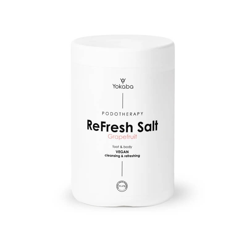 Yokaba podotherapy refresh grapefruit Myjąco-odświeżająca sól do stóp 1000ml.jpg