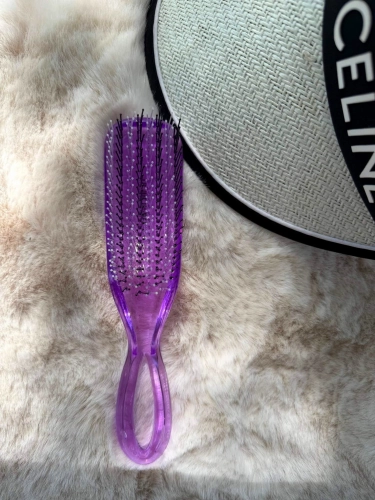 Scalp Brush Borovsky Plum Szczotka do pielęgnacji włosów i skóry głowy Summer edition