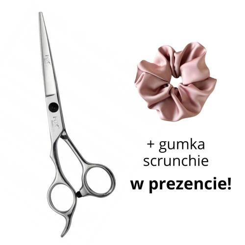  Fox student pro nożyczki fryzjerskie 5,5" + scrunchie