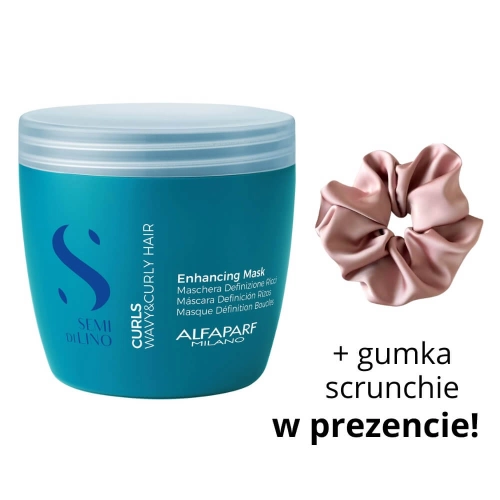 ALFAPARF SDL CURLS - Maska do włosów kręconych 500ml + scrunchie