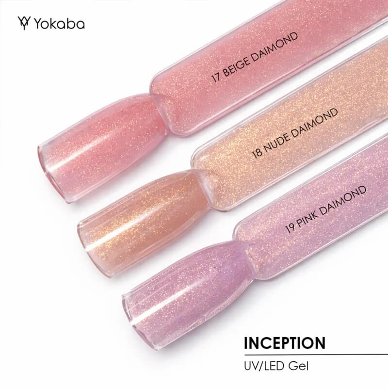 Yokaba inception Samopoziomujący żel do paznokci z pędzelkiem 18 pink daimond 30ml.jpg