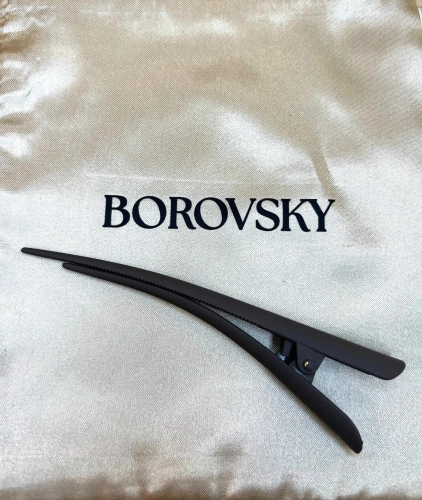 Borovsky Klips do włosów czarny 1 sztuka