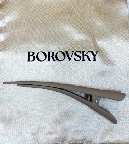 Borovsky Klips do włosów beżowy 1 sztuka