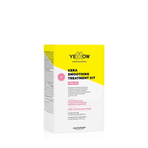 Yellow kera smoothing treatment kit Zestaw do wygładzania włosów 