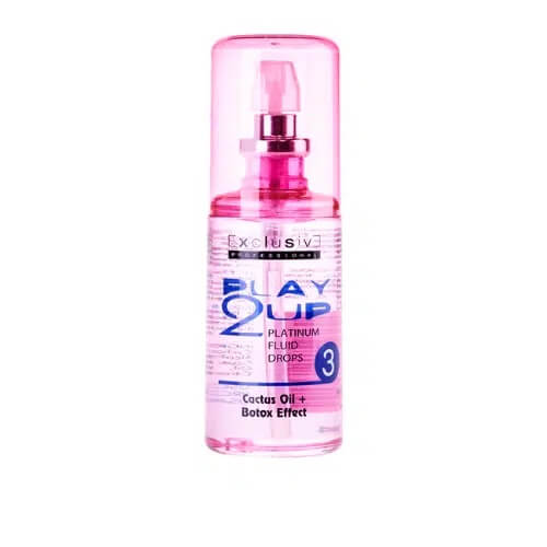 Exclusive play2up fluid drops nr 3 Serum restrukturyzujące do włosów puszących się 80ml