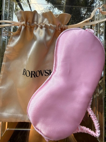 Borovsky Opaska na oczy do spania Pink Dolly