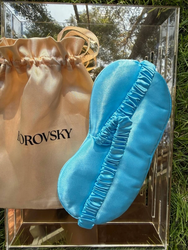 Borovsky Opaska na oczy do spania Sky Blue.jpg