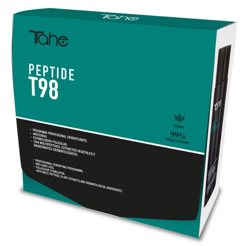 Tahe peptide t98 Profesjonalny program przeciw wypadaniu włosów z multipeptydami Szampon peptydowy 300ml Koncentrat w ampułkach 6x10ml