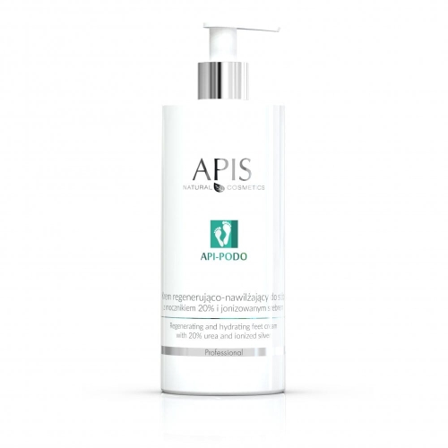 APIS API PODO - Krem regenerująco-nawilżający do stóp z  20% mocznikiem i jonizowanym srebrem 500ml