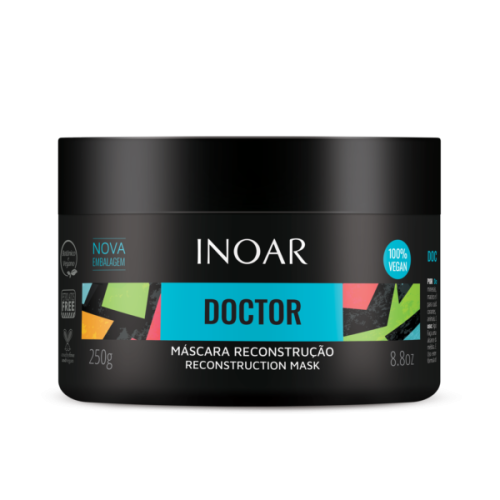INOAR DOCTOR Reconstruction Mask - Maska rekonstruująca do włosów po keratynowym prostowaniu 250g