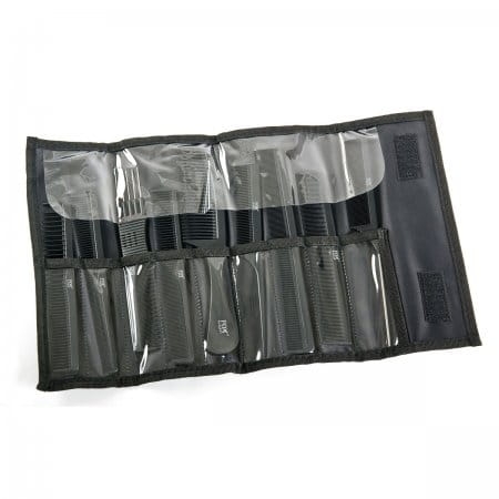 FOX Line black Zestaw etui grzebieni 01-09