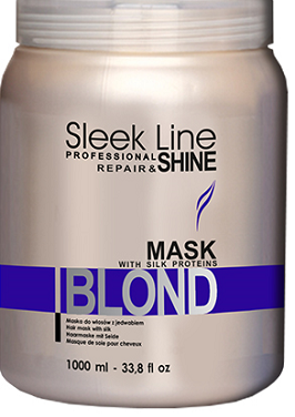 STAPIZ Sleek Line Mask Hair Blond - Niebieska maska regenerująca do włosów blond 1000ml