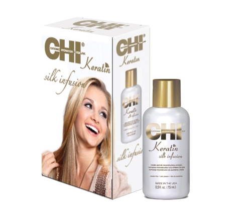 CHI Keratin silk infusion - Olejek z keratyną i jedwabiem 15ml