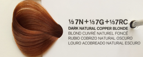 JOICO VERO K-PAK farba Ciemny naturalny miedziany blond 1/3 7N+1/3 7G+ 1/3 7RC