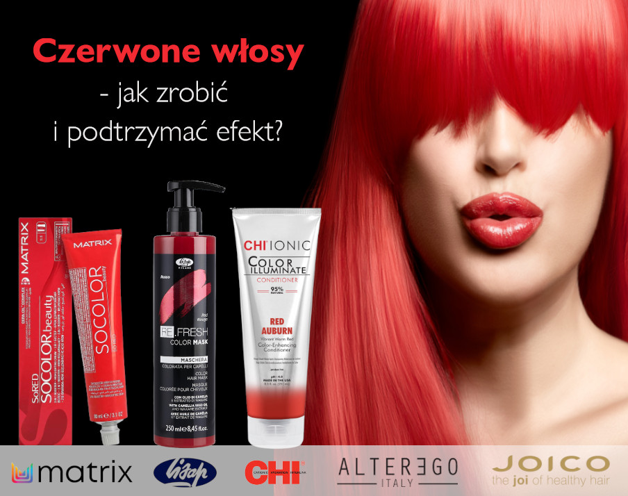 Czerwone włosy - jak je zrobić i podtrzymać efekt?