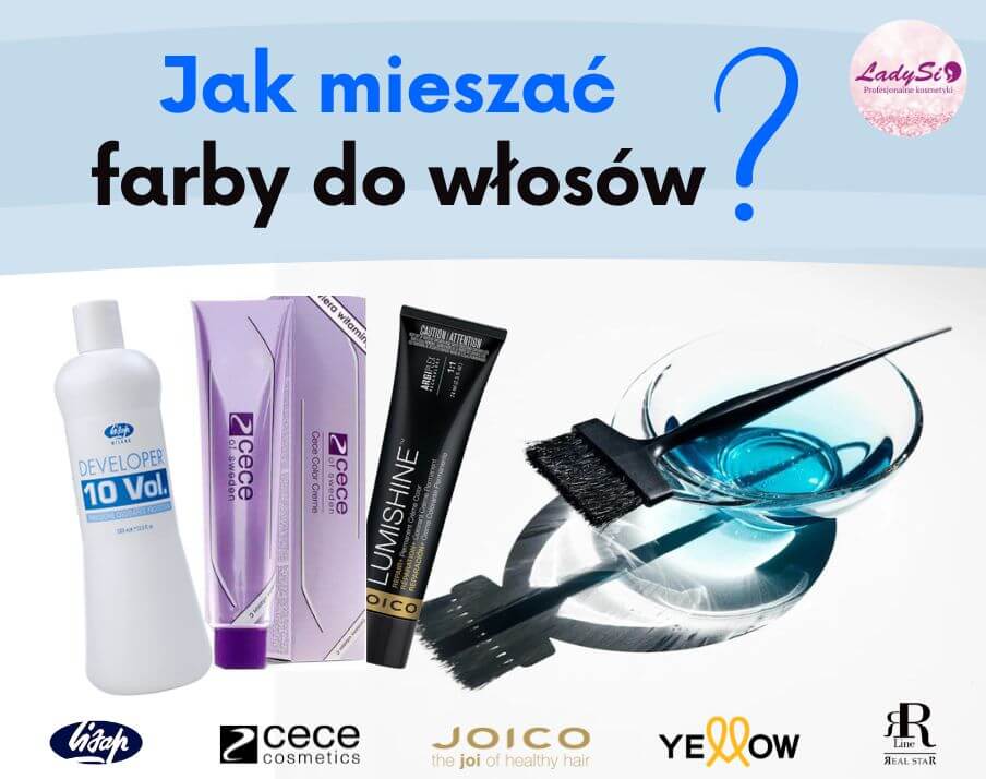 Jak mieszać farby do włosów?
